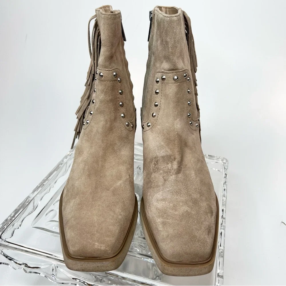 Sam Edelman Bernie Fringe Western Bootie-New
